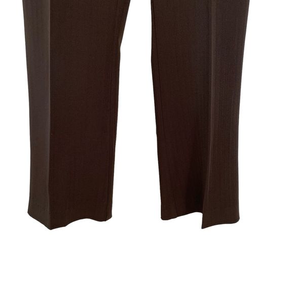 Tracy Evans Limited Dress Slacks Womens Size 7 Dark Brown Boot Cut - Picture 7 of 7